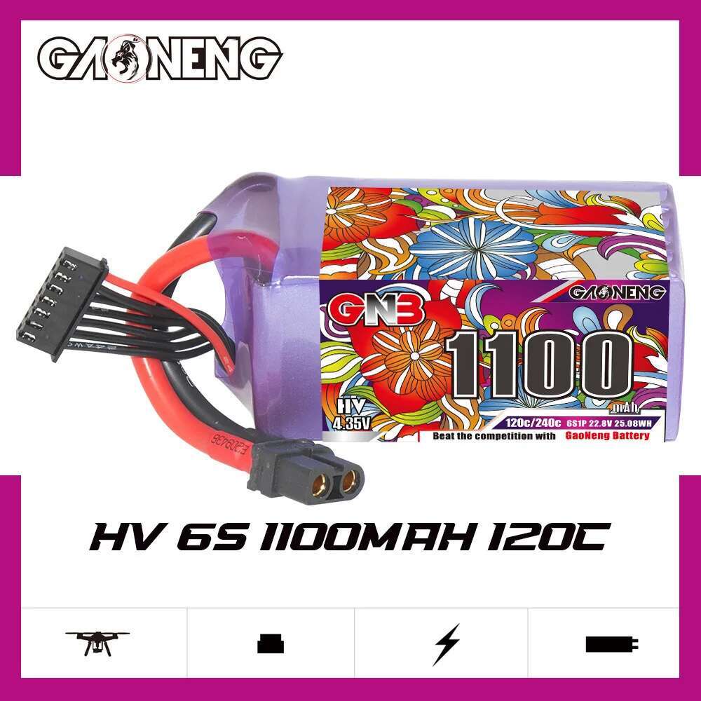 2Pcs GNB 6S Lipo Battery 22.8V - Drone Battery 6S recension och pris