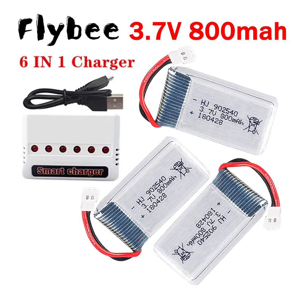 MEW 800mAh 3.7V Lipo Battery+  - Drone Battery Charger recension och pris