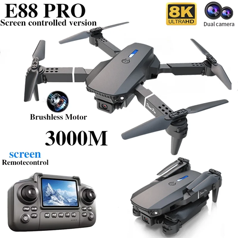 Professional E88 PRO Drone wit - Drone Battery Box recension och pris