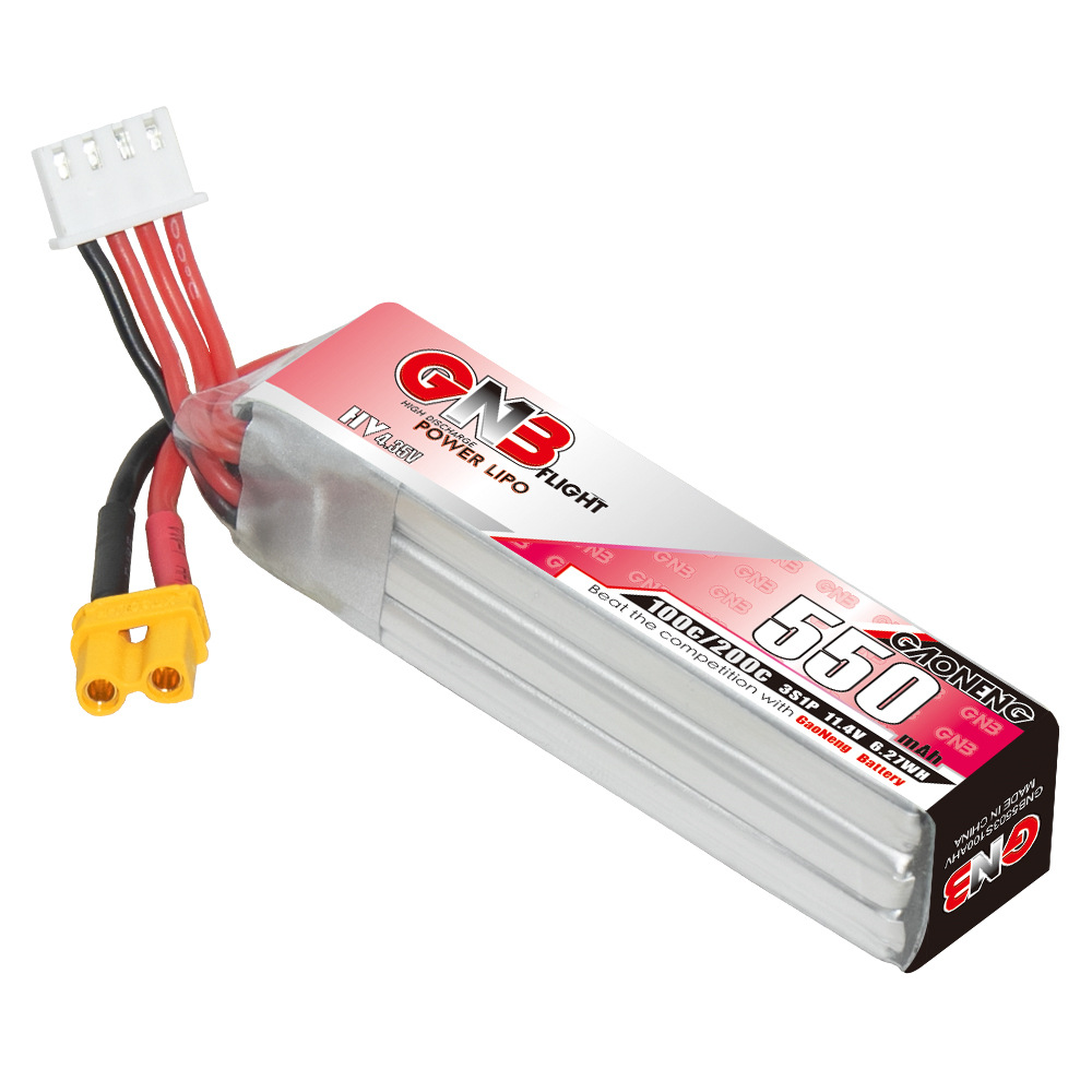 GNB HV 11.4V 550mAh 100C/200C  - Drone Battery 3S recension och pris