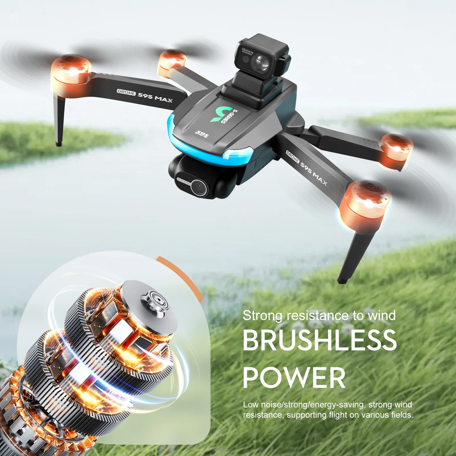 NEW S9S MAX MINI Drone 4K 2-Ax - Drone Battery Box recension och pris