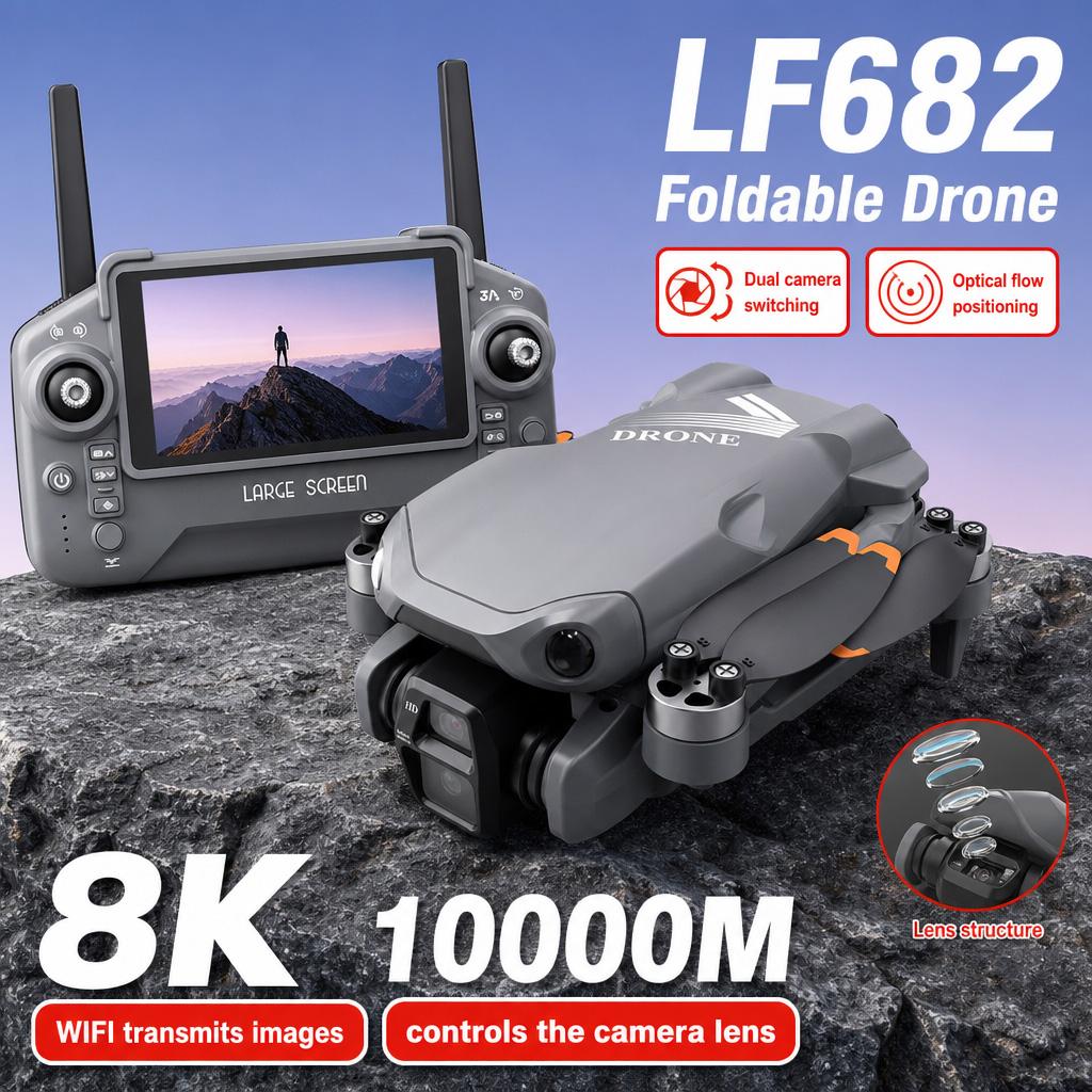 Aerial Photo LF682 Drone 8K HD - Drone Battery Box recension och pris