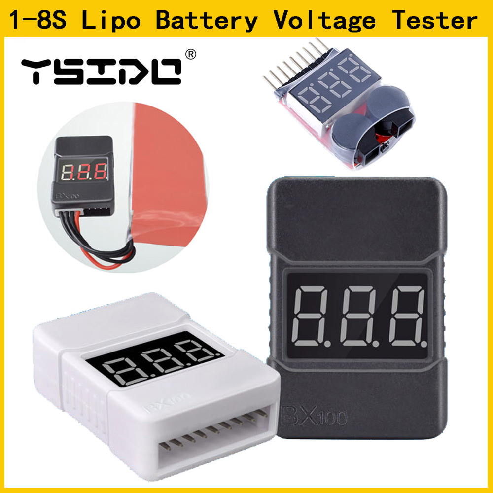 1-8S Lipo Battery Voltage Test - Drone Battery Voltage Checker recension och pris