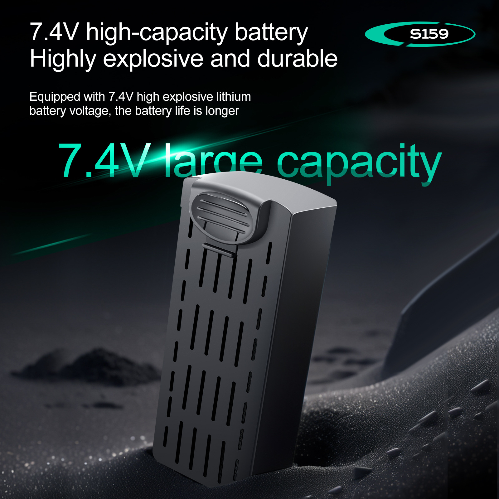 S159 Battery 7.4V 2200mAH S159 - Drone Battery Li-Ion recension och pris