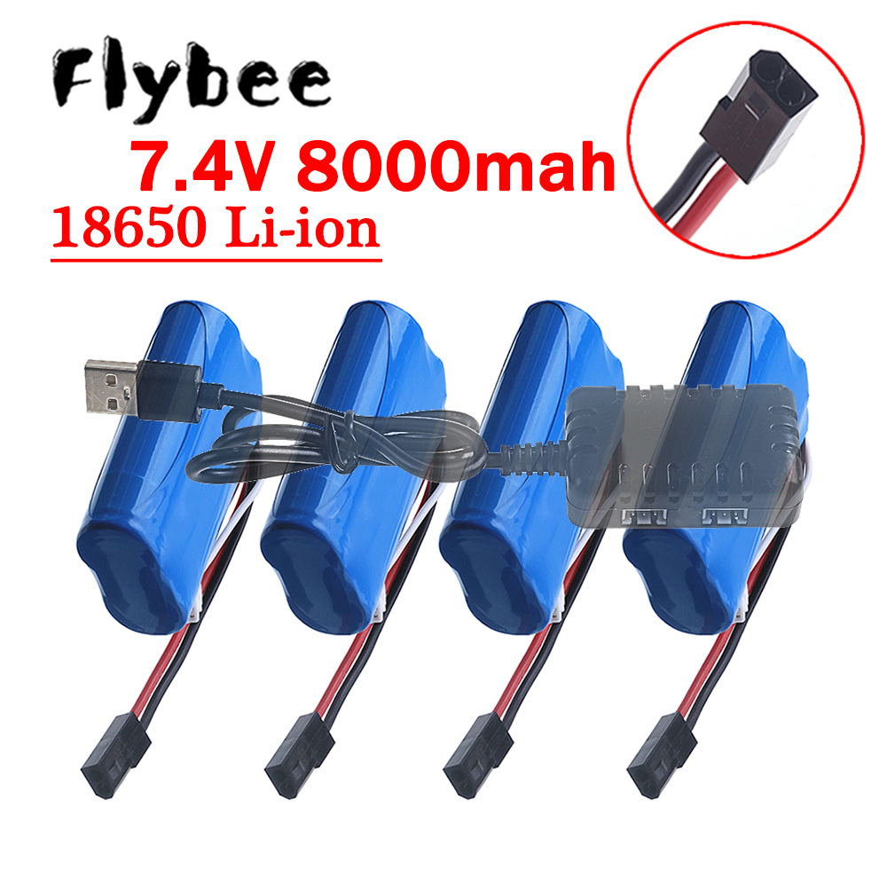 (5500 Plug) 18650 7.4V 8000Mah - Drone Battery Li-Ion recension och pris