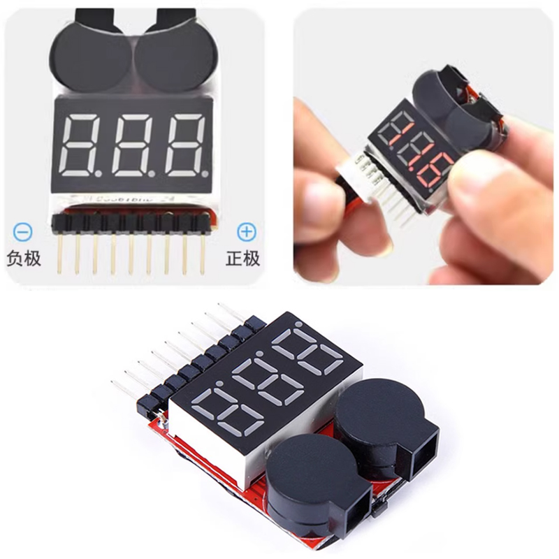 RC Car Cell Checker BB ring Li - Drone Battery Voltage Checker recension och pris