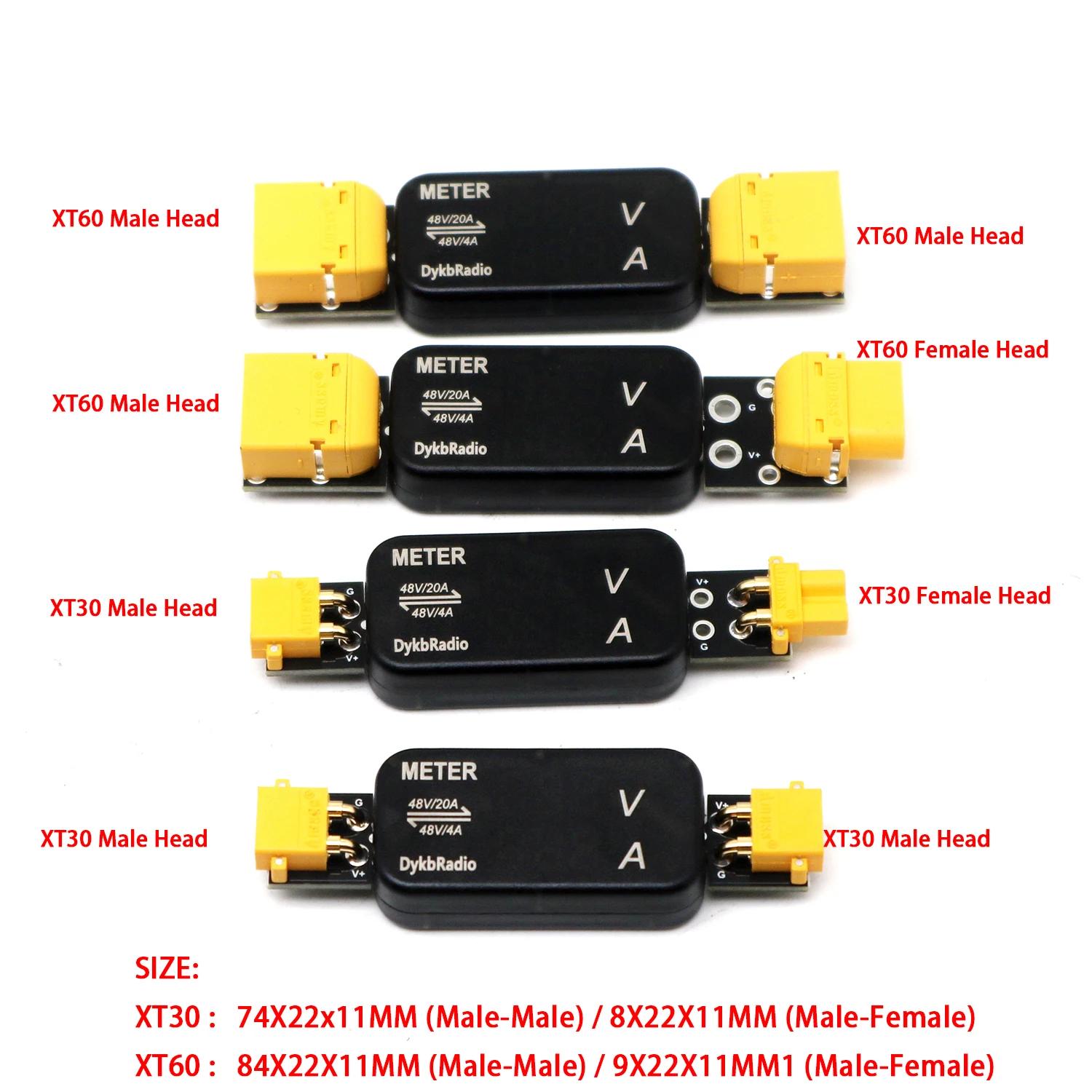 USB XT60 XT30 Voltmeter Ammete - Drone Battery Voltage Checker recension och pris