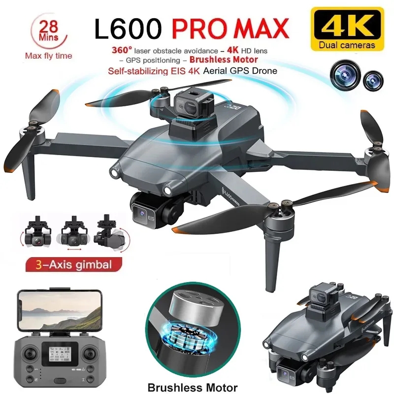 L600 PRO MAX GPS Drone Profess - Drone Battery Box recension och pris