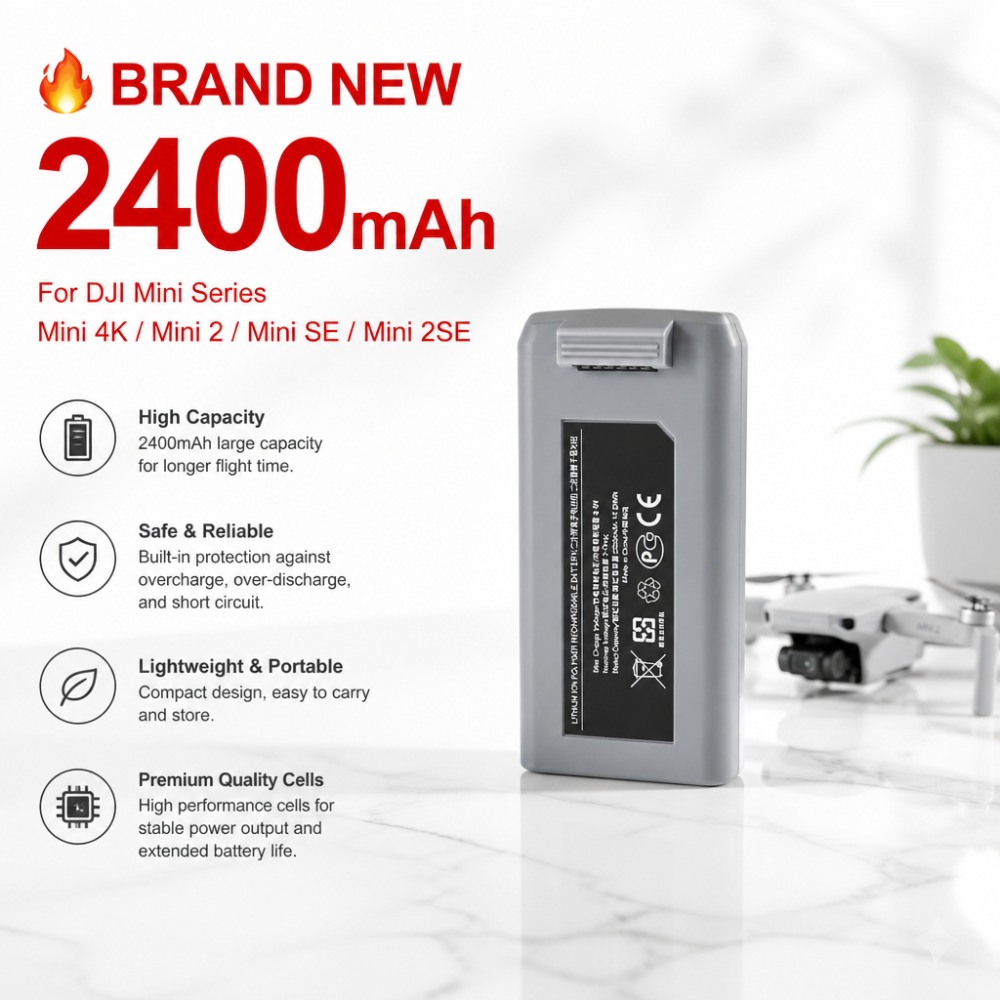 2400mAh Battery for DJI Mini 4 - Drone Battery Smart recension och pris