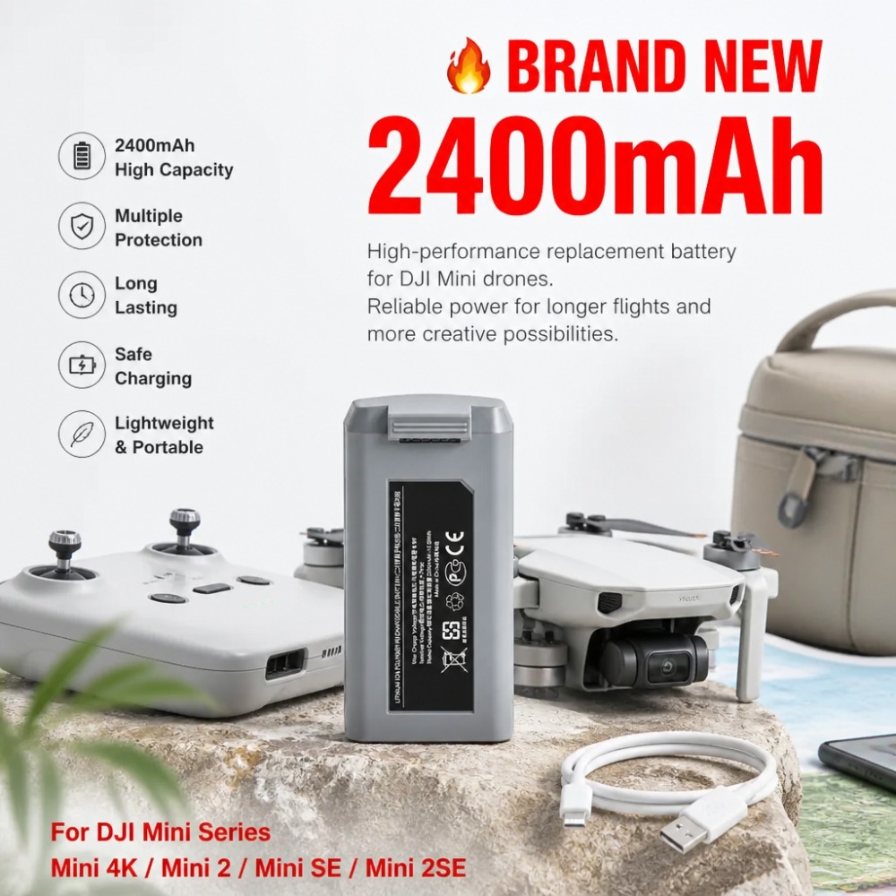 2400mAh Battery for DJI Mini 4 - Drone Battery Smart recension och pris