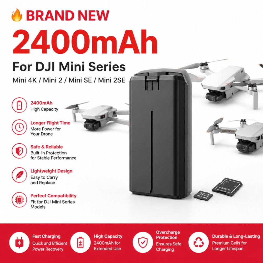 2400mAh Battery for DJI Mini 4 - Drone Battery Smart recension och pris