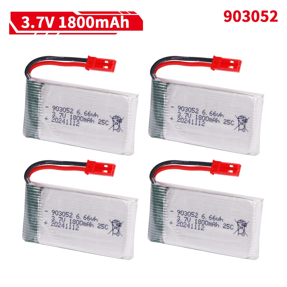 3.7V 1800mAh 903052 lipo Batte - Drone Battery Charger recension och pris