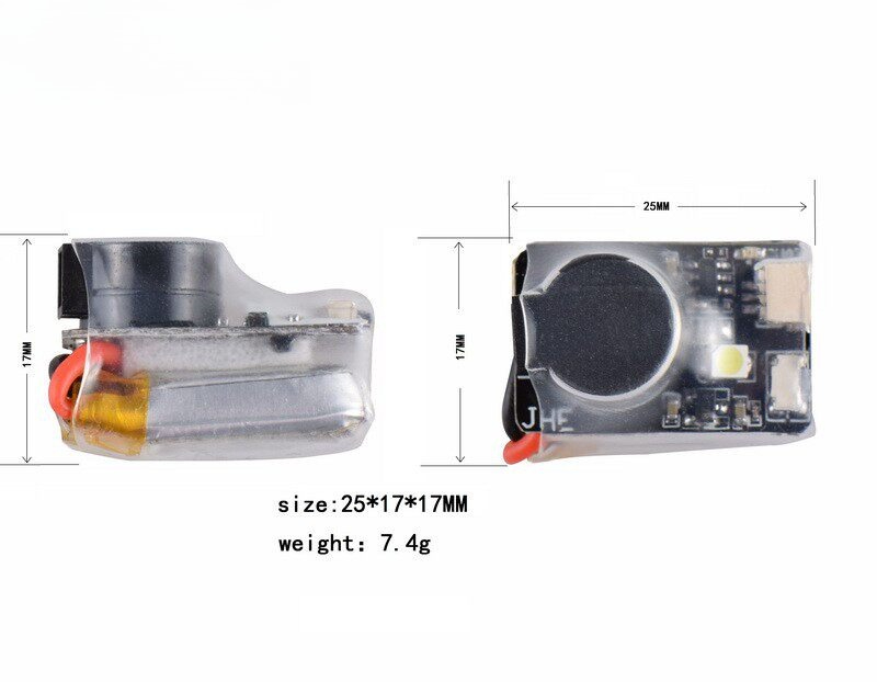 J110dB Loud FPV Buzzer Lost Mo - Drone Battery Alarm recension och pris