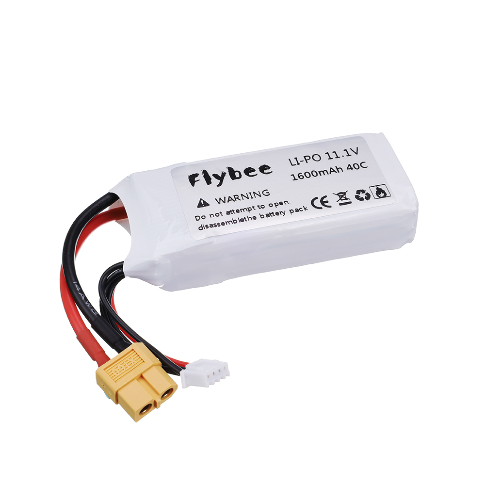 2pcs High Rate 40C 11.1V 1600m - Drone Battery 3S recension och pris